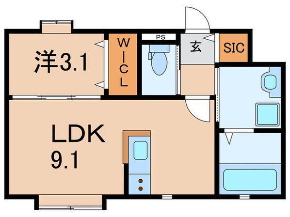 さくらヒルズ加古川の物件間取画像